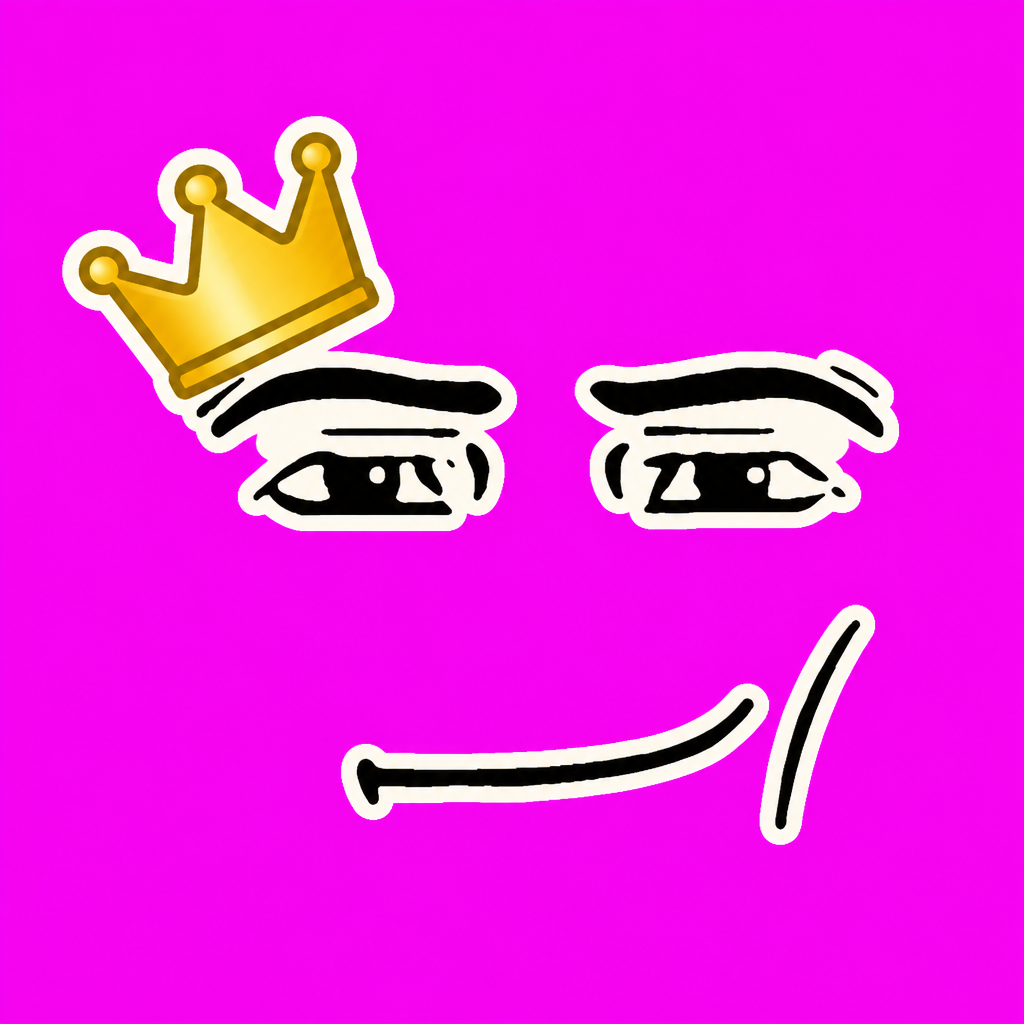 Crown sticker MANFACE