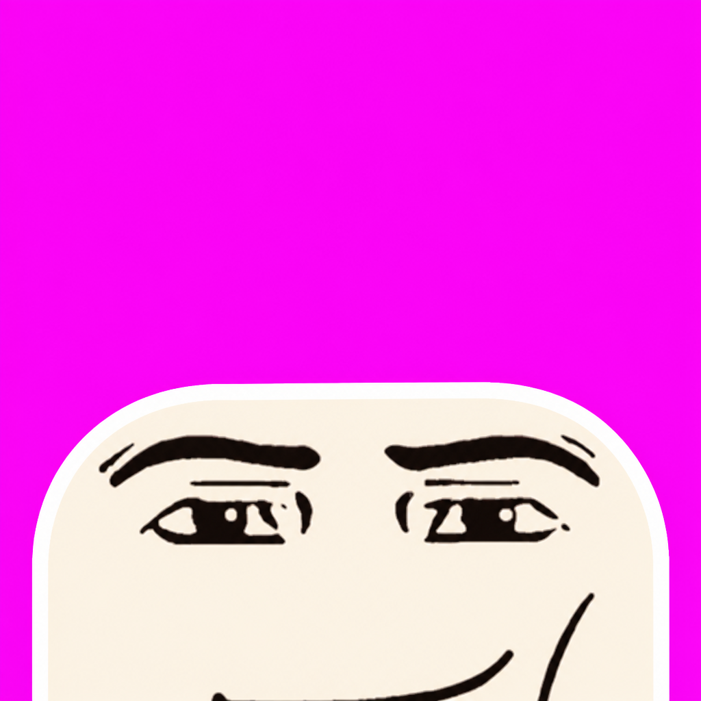 Peek sticker MANFACE