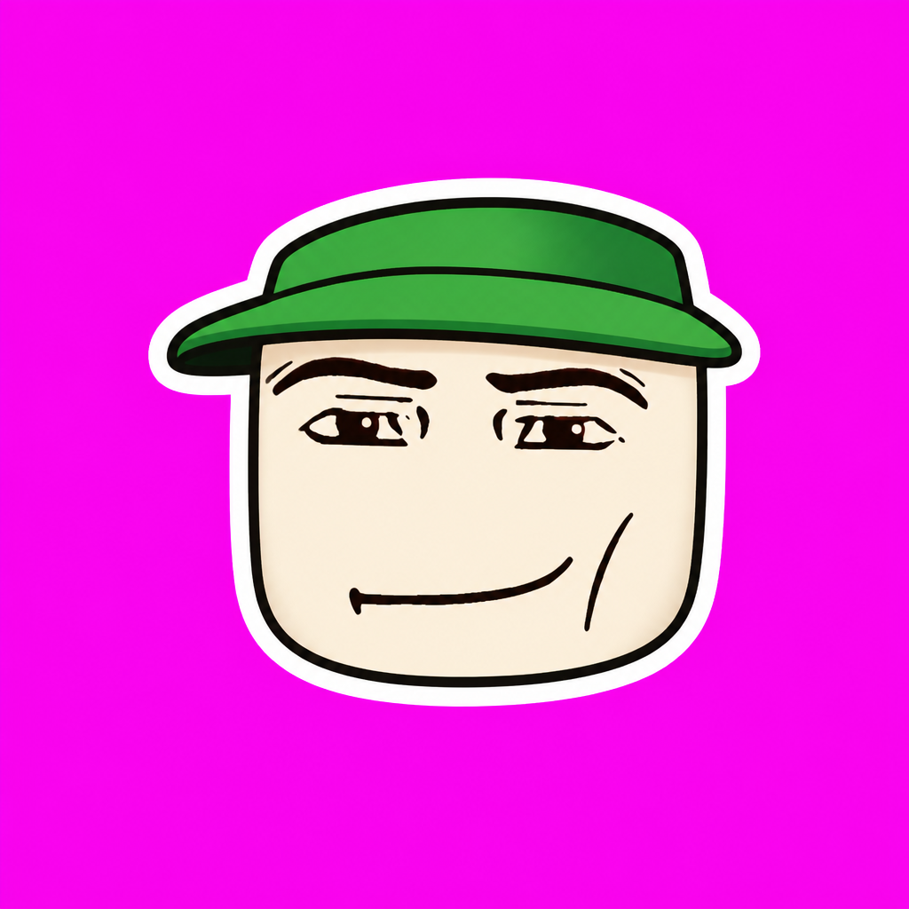 Visor sticker MANFACE